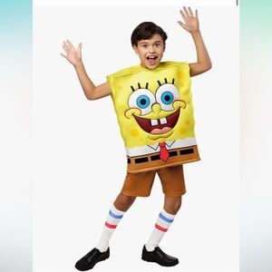 SpongeBob Halloween costume! Ages 6-8. Worn once in great used condition